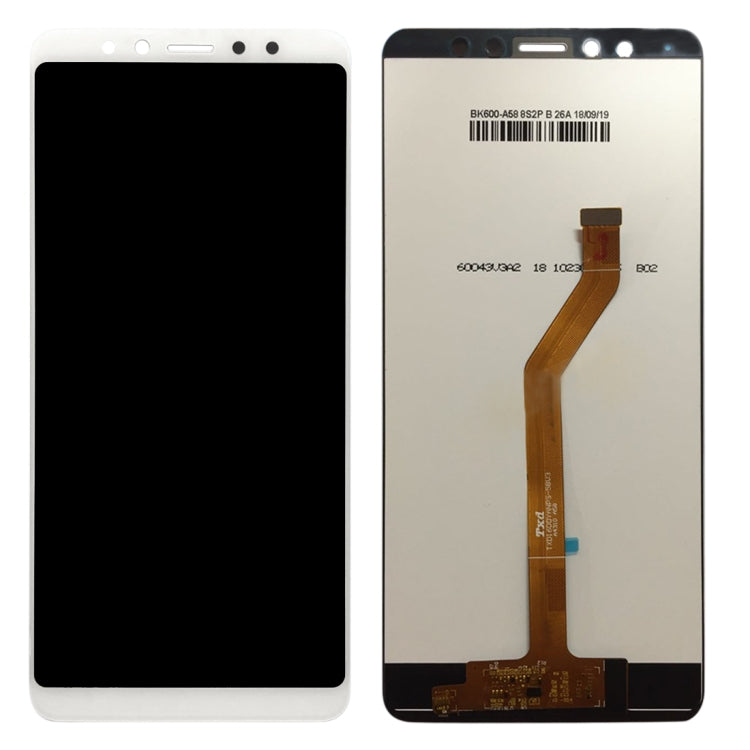 OEM LCD Screen for Lenovo K5 Pro with Digitizer Full Assembly (White) - LCD Screen by PMC Jewellery | Online Shopping South Africa | PMC Jewellery