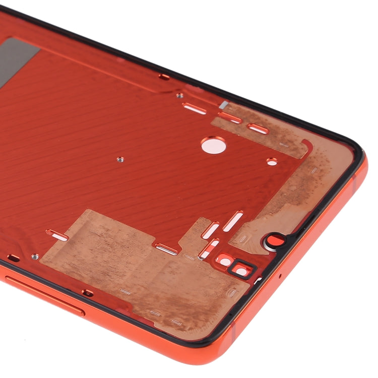 Front Housing LCD Frame Bezel Plate with Side Keys for Huawei P30(Orange) - Full Housing Cover by PMC Jewellery | Online Shopping South Africa | PMC Jewellery