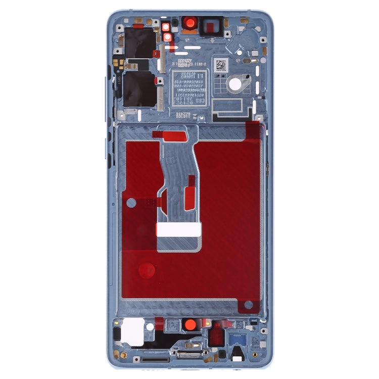 Front Housing LCD Frame Bezel Plate with Side Keys for Huawei P30(Baby Blue) - Full Housing Cover by PMC Jewellery | Online Shopping South Africa | PMC Jewellery