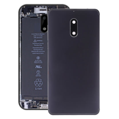 Battery Back Cover with Camera Lens & Side Keys for Nokia 6(Black) - Back Cover by PMC Jewellery | Online Shopping South Africa | PMC Jewellery