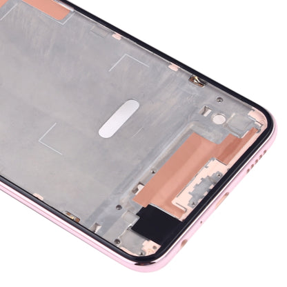 Front Housing LCD Frame Bezel Plate with Side Keys for Huawei Y9 (2019)(Pink) - Full Housing Cover by PMC Jewellery | Online Shopping South Africa | PMC Jewellery