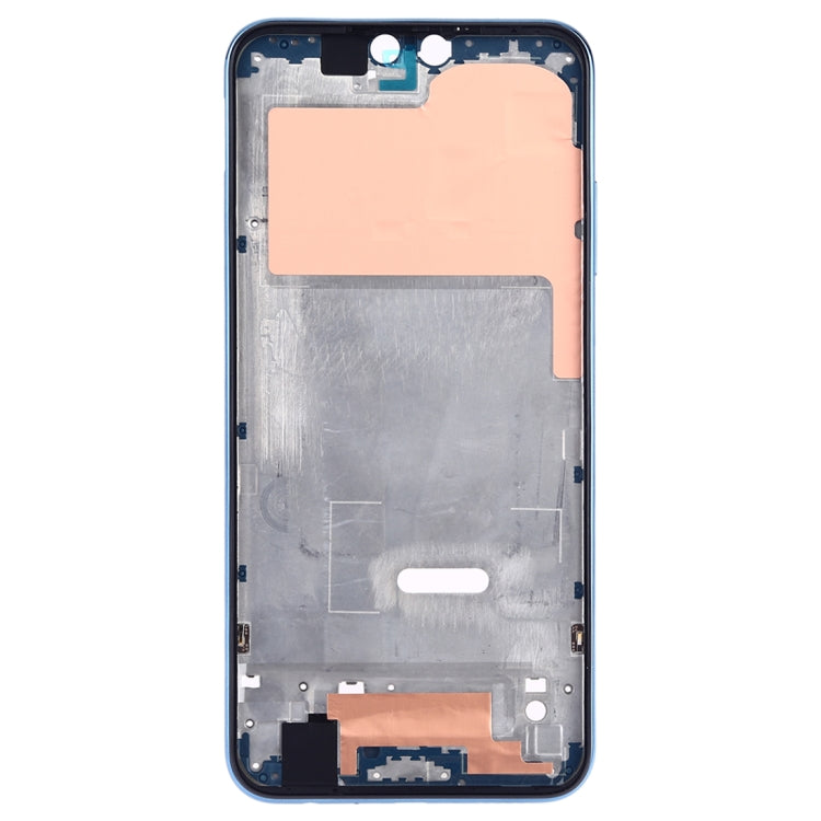 Front Housing LCD Frame Bezel Plate with Side Keys for Huawei Y9 (2019)(Blue) - Full Housing Cover by PMC Jewellery | Online Shopping South Africa | PMC Jewellery