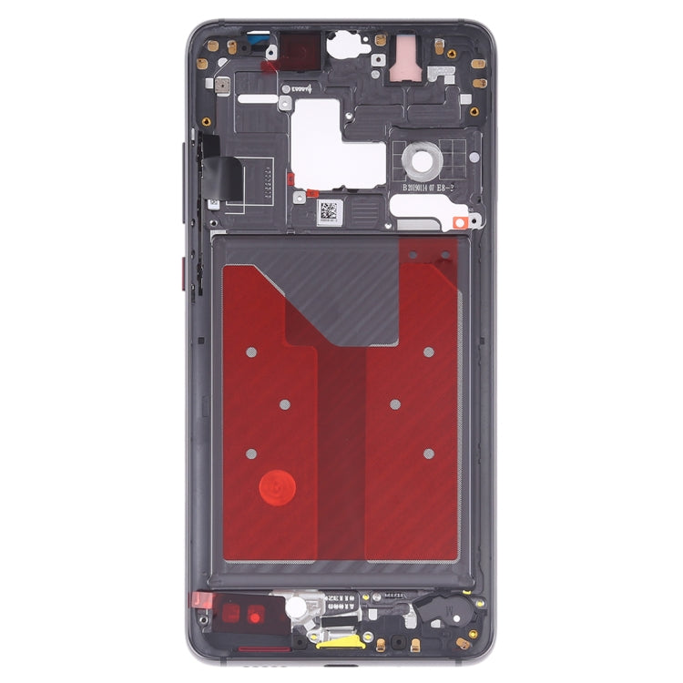 Front Housing LCD Frame Bezel Plate with Side Keys for Huawei Mate 20(Black) - Full Housing Cover by PMC Jewellery | Online Shopping South Africa | PMC Jewellery