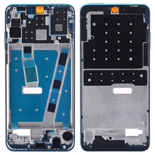 Front Housing LCD Frame Bezel Plate with Side Keys for Huawei P30 Lite(Blue) - Full Housing Cover by PMC Jewellery | Online Shopping South Africa | PMC Jewellery