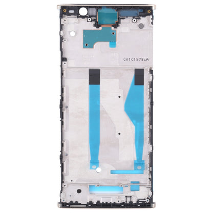 Front Housing LCD Frame Bezel for Sony Xperia XA2 Plus(Gold) - Frame Bezel Plate by PMC Jewellery | Online Shopping South Africa | PMC Jewellery