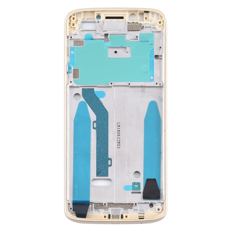 Front Housing LCD Frame Bezel for Motorola Moto G6 Play (Gold) - Frame Bezel Plate by PMC Jewellery | Online Shopping South Africa | PMC Jewellery