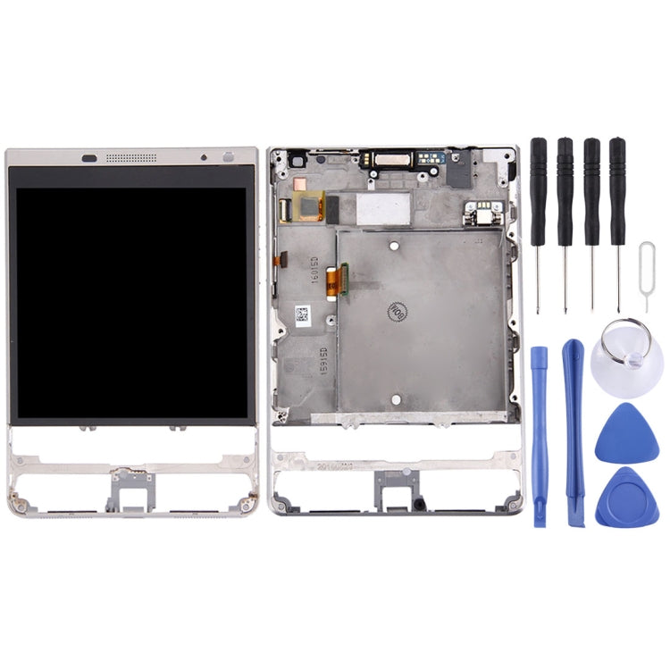 OEM LCD Screen for BlackBerry Passport Silver Edition Digitizer Full Assembly with Frame - For BlackBerry by PMC Jewellery | Online Shopping South Africa | PMC Jewellery