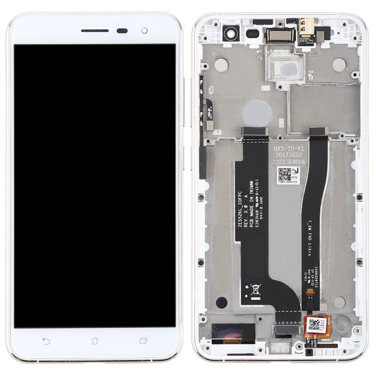 OEM LCD Screen for Asus ZenFone 3 ZE552KL Digitizer Full Assembly with Frame（White) - LCD Screen by PMC Jewellery | Online Shopping South Africa | PMC Jewellery