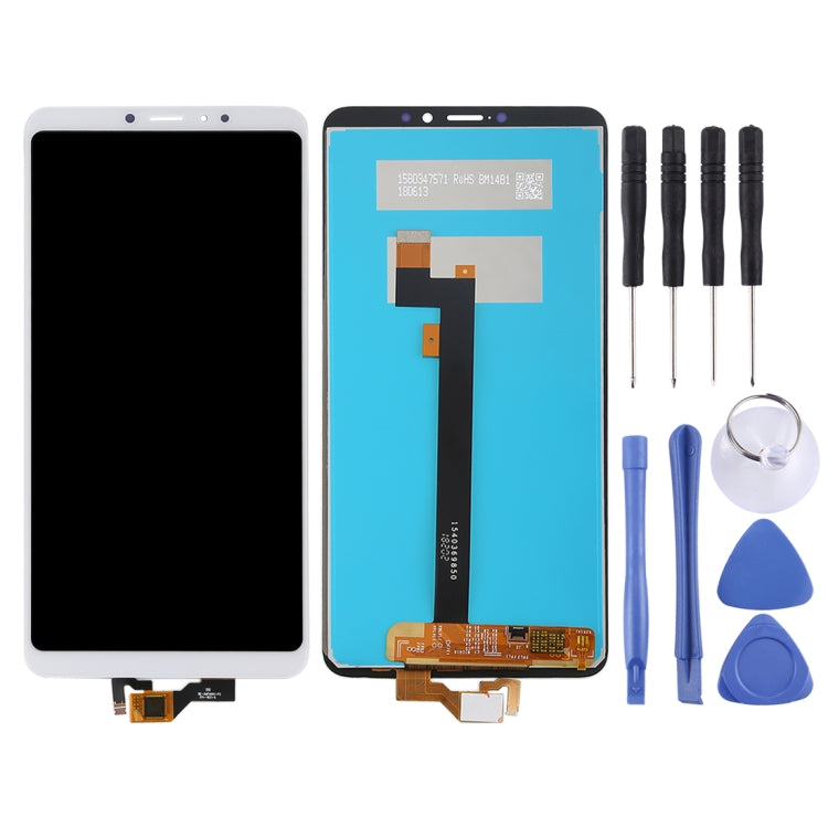 LCD Screen and Digitizer Full Assembly for Xiaomi Mi Max 3(White) - LCD Screen by PMC Jewellery | Online Shopping South Africa | PMC Jewellery