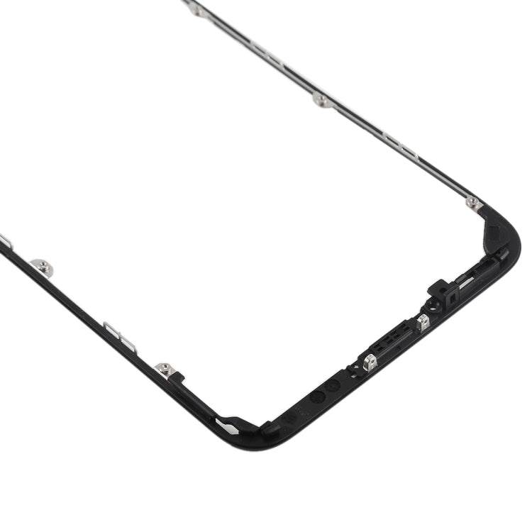 Front Housing LCD Frame Bezel Holder for Xiaomi Mi 6X / A2(Black) - Frame Bezel Plate by PMC Jewellery | Online Shopping South Africa | PMC Jewellery