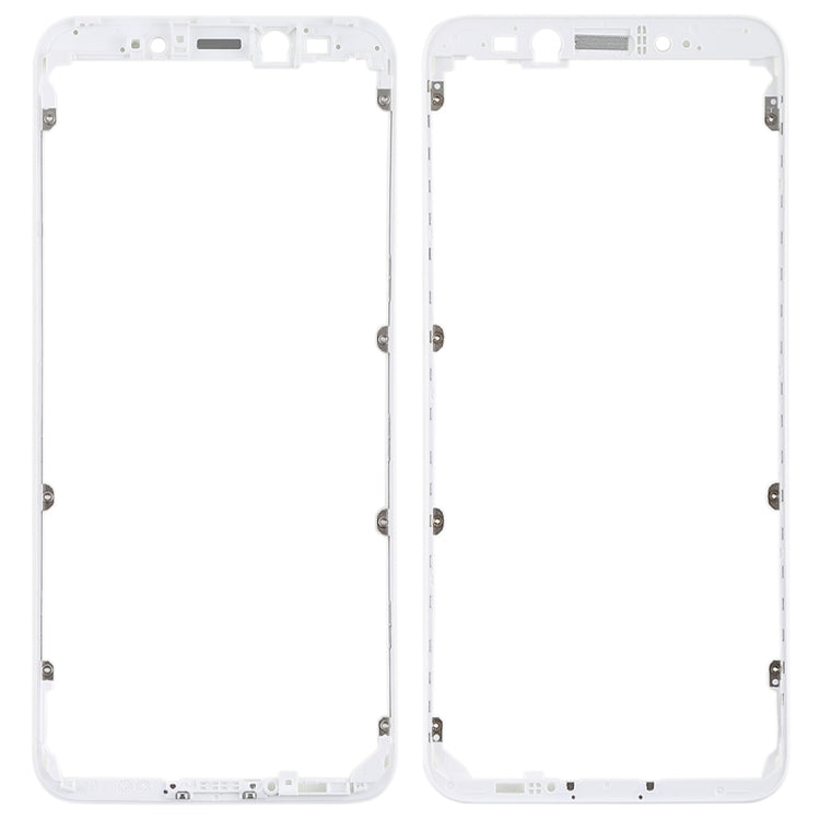 Front Housing LCD Frame Bezel Holder for Xiaomi Mi 6X / A2(White) - Frame Bezel Plate by PMC Jewellery | Online Shopping South Africa | PMC Jewellery