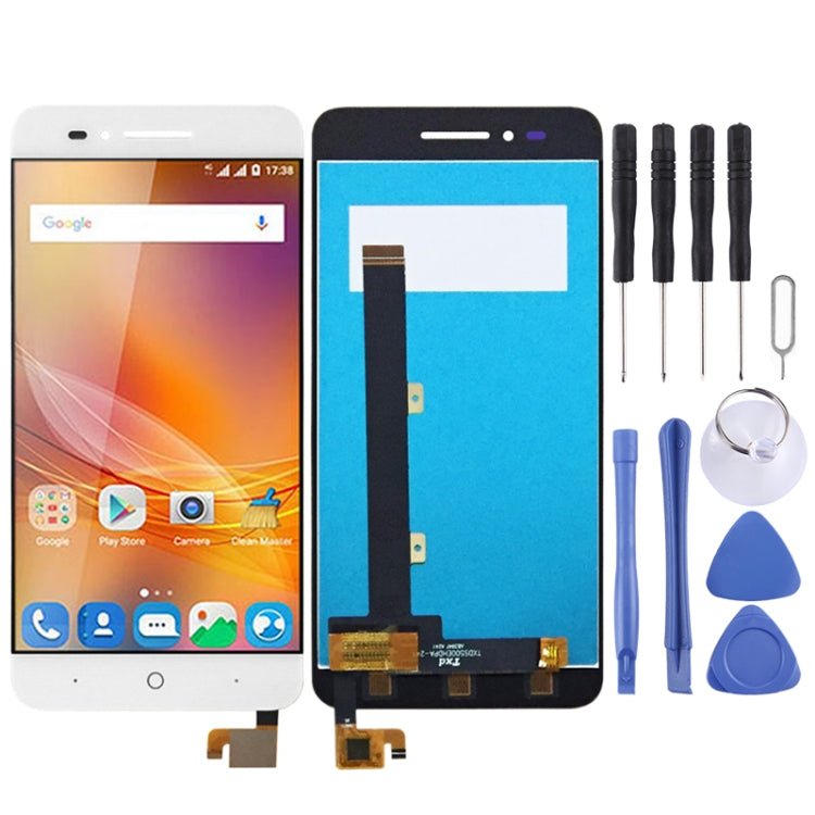 OEM LCD Screen for ZTE Blade A610 A610C with Digitizer Full Assembly (White) - For ZTE by PMC Jewellery | Online Shopping South Africa | PMC Jewellery