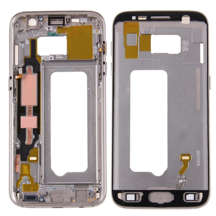 For Galaxy S7 / G930 Front Housing LCD Frame Bezel Plate (Gold) - Frame Bezel Plate by PMC Jewellery | Online Shopping South Africa | PMC Jewellery