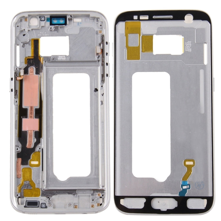 For Galaxy S7 / G930 Front Housing LCD Frame Bezel Plate (Silver) - Frame Bezel Plate by PMC Jewellery | Online Shopping South Africa | PMC Jewellery