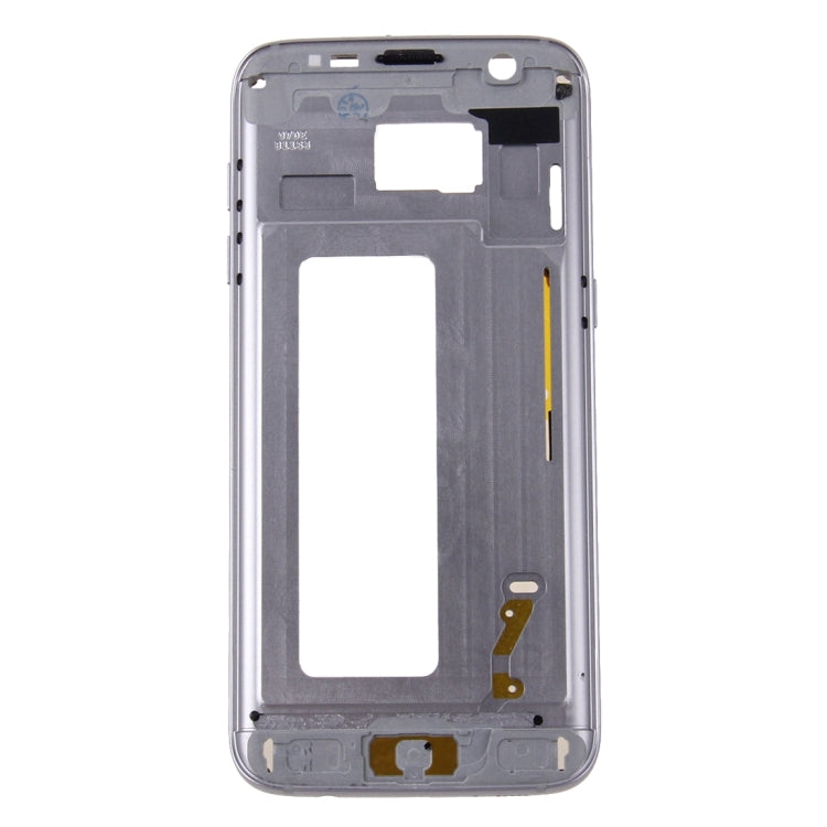 For Galaxy S7 Edge / G935 Front Housing LCD Frame Bezel Plate (Grey) - Frame Bezel Plate by PMC Jewellery | Online Shopping South Africa | PMC Jewellery