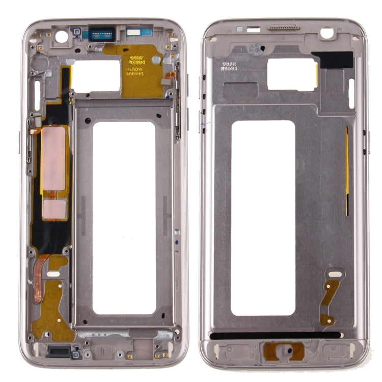 For Galaxy S7 Edge / G935 Front Housing LCD Frame Bezel Plate (Gold) - Frame Bezel Plate by PMC Jewellery | Online Shopping South Africa | PMC Jewellery