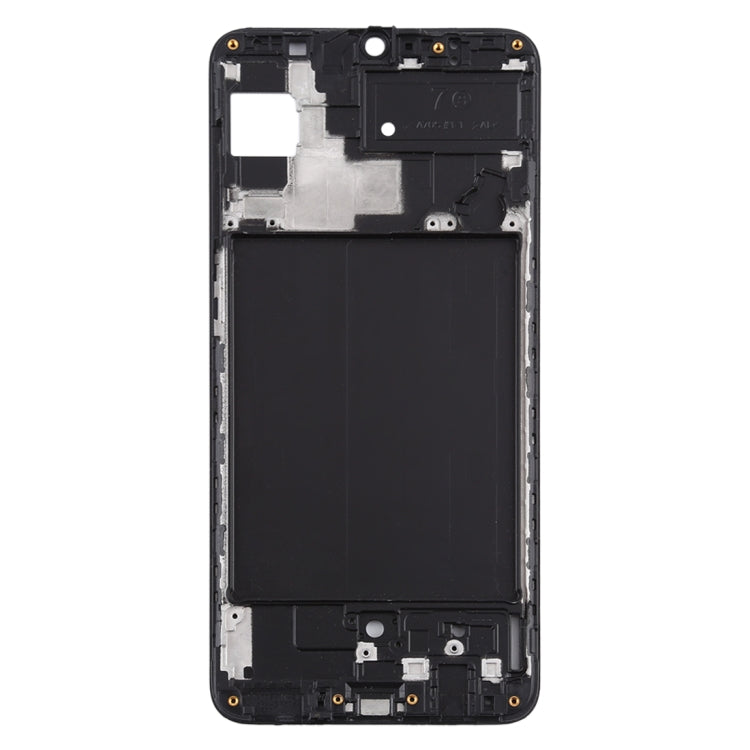 For Samsung Galaxy A70s  Front Housing LCD Frame Bezel Plate (Black) - Frame Bezel Plate by PMC Jewellery | Online Shopping South Africa | PMC Jewellery