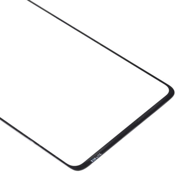 For Samsung Galaxy A71 Front Screen Outer Glass Lens (Black) - Outer Glass Lens by PMC Jewellery | Online Shopping South Africa | PMC Jewellery