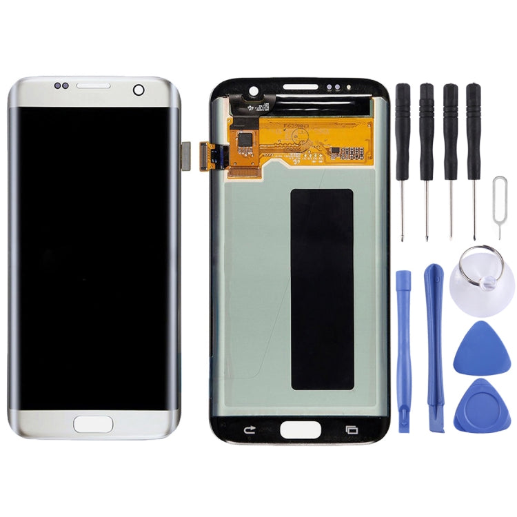 Original LCD Display + Touch Panel for Galaxy S7 Edge / G9350 / G935F / G935A / G935V, G935FD, G935W8, G935T, G935U(Silver) - LCD Screen by PMC Jewellery | Online Shopping South Africa | PMC Jewellery