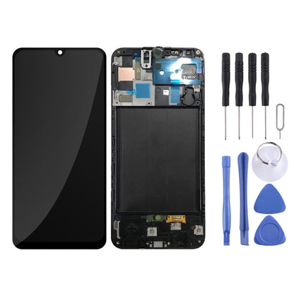 Original LCD Screen with Frame for Galaxy A50 SM-A505F with Digitizer Full Assembly(Black) - LCD Screen by PMC Jewellery | Online Shopping South Africa | PMC Jewellery