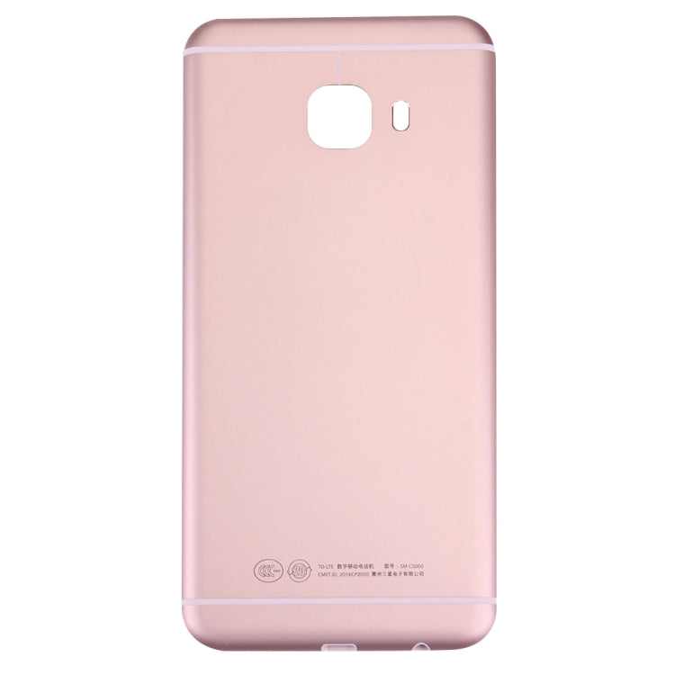 For Galaxy C5 / C5000 Battery Back Cover (Pink) - Back Cover by PMC Jewellery | Online Shopping South Africa | PMC Jewellery