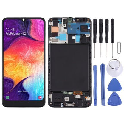 TFT LCD Screen for Samsung Galaxy A50 Digitizer Full Assembly with Frame (Not Supporting Fingerprint Identification)(Black) - LCD Screen by PMC Jewellery | Online Shopping South Africa | PMC Jewellery