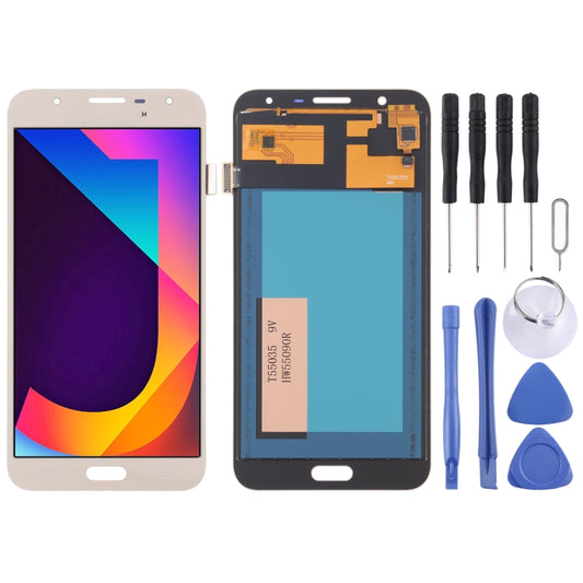 TFT Material LCD Screen and Digitizer Full Assembly for Galaxy J7 Neo / J701, J7 Nxt, J7 Core, J701F/DS, J701M(Gold) - LCD Screen by PMC Jewellery | Online Shopping South Africa | PMC Jewellery