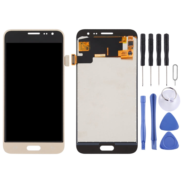 TFT LCD Screen for Galaxy J3 (2016) J320FN, J320F, J320G, J320M, J320A, J320V, J320P With Digitizer Full Assembly (Gold) - LCD Screen by PMC Jewellery | Online Shopping South Africa | PMC Jewellery