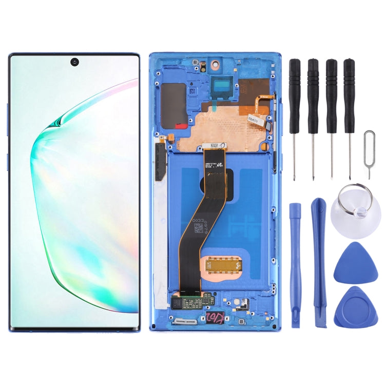 Original LCD Screen for Samsung Galaxy Note10+ 4G/Note10+ 5G SM-N976/N975 Digitizer Full Assembly With Frame (Dark Blue) - LCD Screen by PMC Jewellery | Online Shopping South Africa | PMC Jewellery