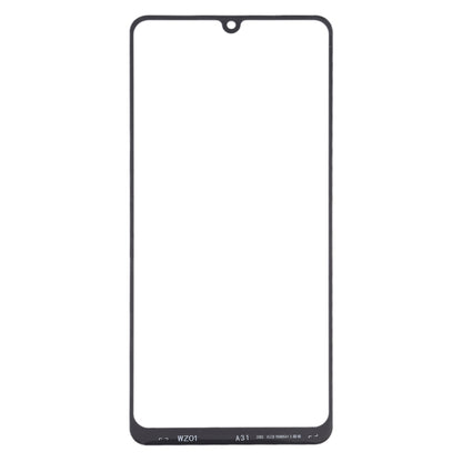 For Samsung Galaxy A31 10pcs Front Screen Outer Glass Lens (Black) - Outer Glass Lens by PMC Jewellery | Online Shopping South Africa | PMC Jewellery