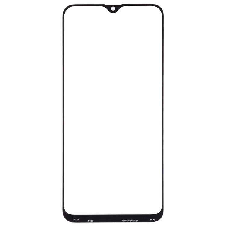 For Samsung Galaxy A20 10pcs Front Screen Outer Glass Lens (Black) - Outer Glass Lens by PMC Jewellery | Online Shopping South Africa | PMC Jewellery