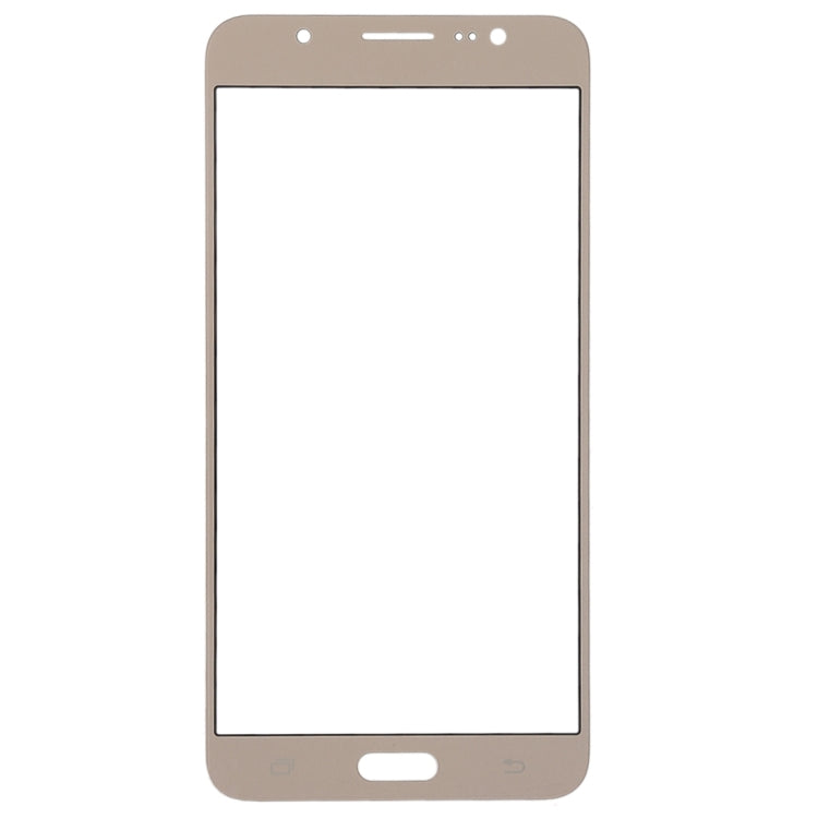 For Samsung Galaxy J7 (2016), J710F, J710FN, J710M/MN, J7108 10pcs Front Screen Outer Glass Lens (Gold) - Outer Glass Lens by PMC Jewellery | Online Shopping South Africa | PMC Jewellery