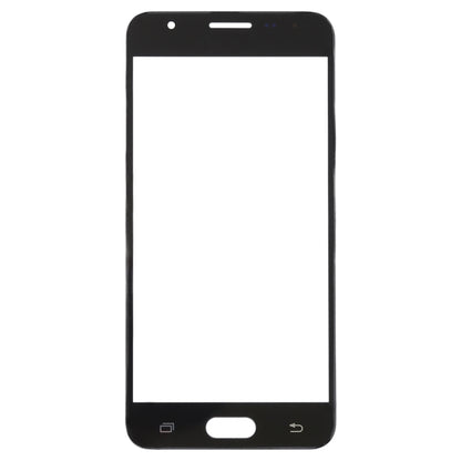 For Samsung Galaxy J5 Prime, On5 (2016), G570F/DS, G570Y 10pcs Front Screen Outer Glass Lens (Black) - Outer Glass Lens by PMC Jewellery | Online Shopping South Africa | PMC Jewellery