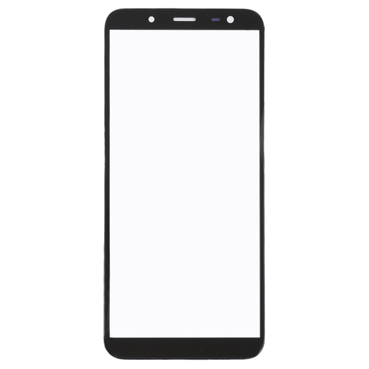 For Samsung Galaxy J6, J600F/DS, J600G/DS  10pcs Front Screen Outer Glass Lens (Black) - Outer Glass Lens by PMC Jewellery | Online Shopping South Africa | PMC Jewellery