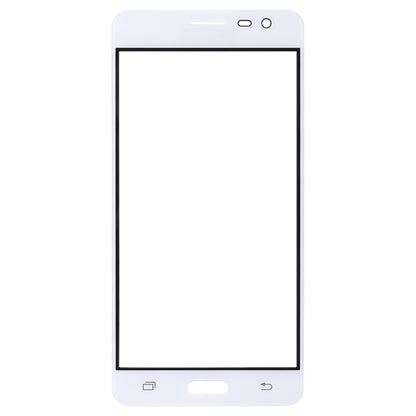 For Samsung Galaxy J3 Pro / J3110 10pcs Front Screen Outer Glass Lens (White) - Outer Glass Lens by PMC Jewellery | Online Shopping South Africa | PMC Jewellery