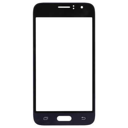 For Samsung Galaxy J1 (2016) / J120 10pcs Front Screen Outer Glass Lens (Black) - Outer Glass Lens by PMC Jewellery | Online Shopping South Africa | PMC Jewellery