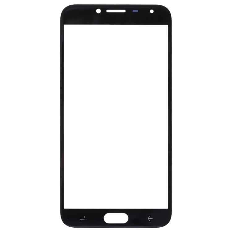 For Samsung Galaxy J4 (2018) 10pcs Front Screen Outer Glass Lens (Black) - Outer Glass Lens by PMC Jewellery | Online Shopping South Africa | PMC Jewellery