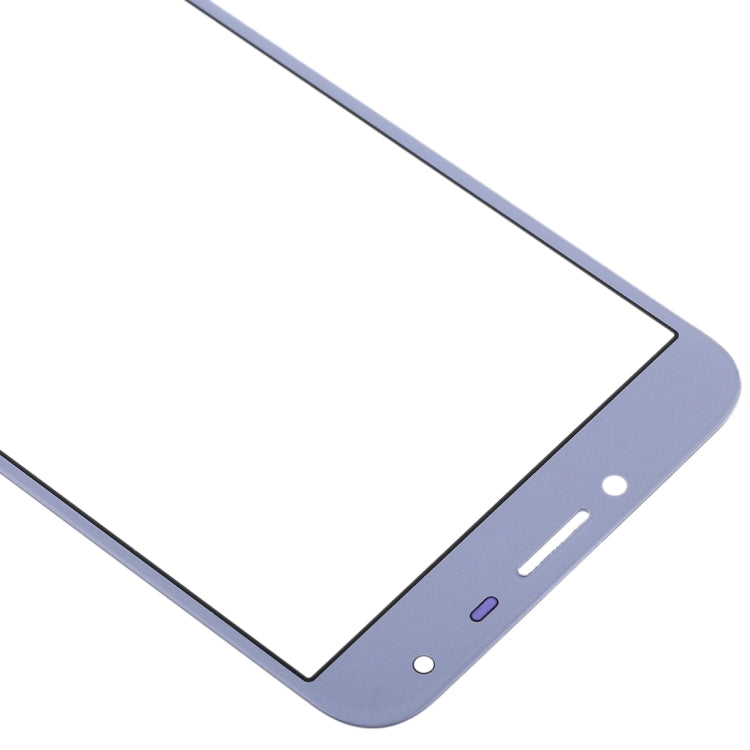 For Samsung Galaxy J4 (2018) 10pcs Front Screen Outer Glass Lens (Blue) - Outer Glass Lens by PMC Jewellery | Online Shopping South Africa | PMC Jewellery