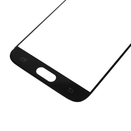 For Samsung Galaxy J7 (2017) / J730 10pcs Front Screen Outer Glass Lens (Black) - Outer Glass Lens by PMC Jewellery | Online Shopping South Africa | PMC Jewellery