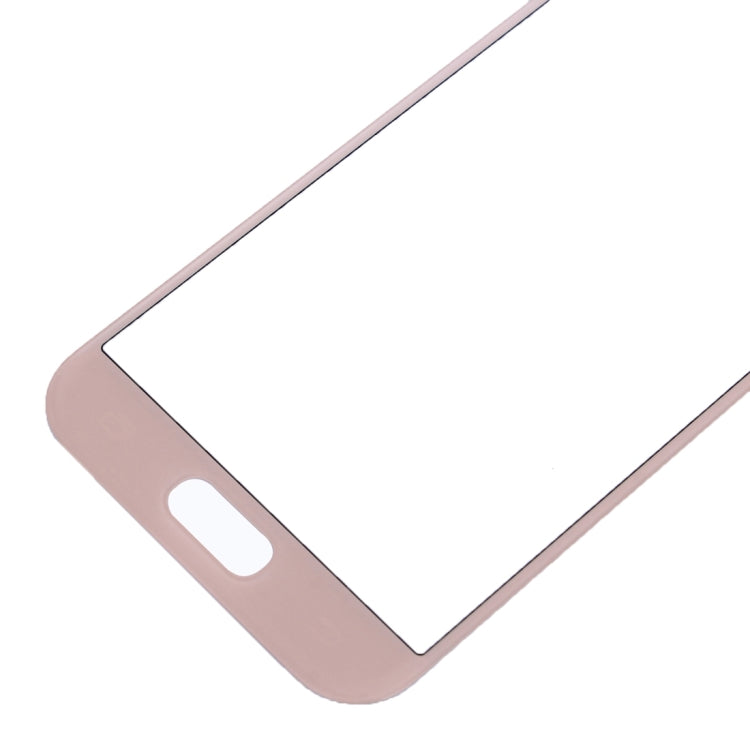 For Samsung Galaxy A7 (2017) / A720 10pcs Front Screen Outer Glass Lens (Pink) - Outer Glass Lens by PMC Jewellery | Online Shopping South Africa | PMC Jewellery