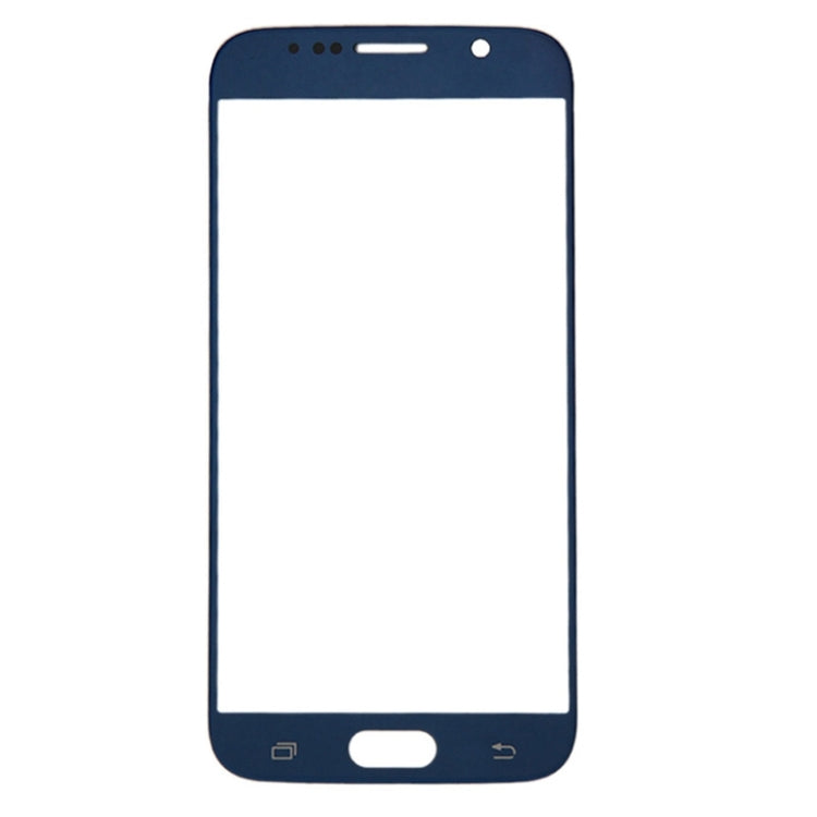 For Samsung Galaxy S6 / G920F 10pcs Front Screen Outer Glass Lens (Dark Blue) - Outer Glass Lens by PMC Jewellery | Online Shopping South Africa | PMC Jewellery