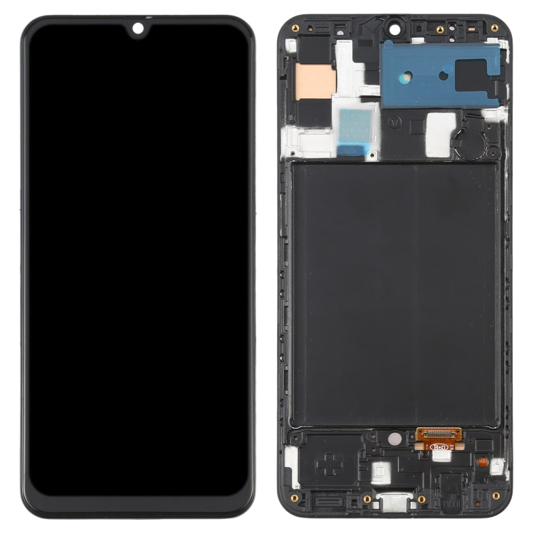 OLED LCD Screen for Samsung Galaxy A50 SM-A505 Digitizer Full Assembly with Frame (Black) - LCD Screen by PMC Jewellery | Online Shopping South Africa | PMC Jewellery