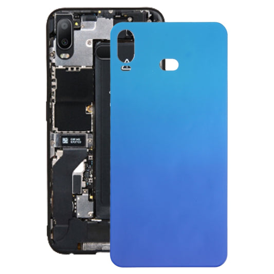 For Galaxy A6s Battery Back Cover (Blue) - Back Cover by PMC Jewellery | Online Shopping South Africa | PMC Jewellery