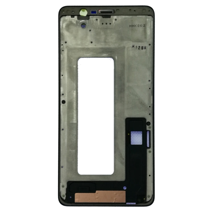 For Galaxy A8 Star / A9 Star / G8850 Front Housing LCD Frame Bezel Plate (Black) - Frame Bezel Plate by PMC Jewellery | Online Shopping South Africa | PMC Jewellery