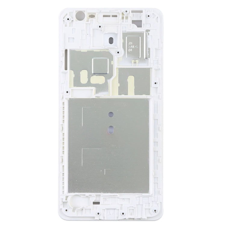 For Galaxy J3 Pro Front Housing LCD Frame Bezel (White) - Frame Bezel Plate by PMC Jewellery | Online Shopping South Africa | PMC Jewellery