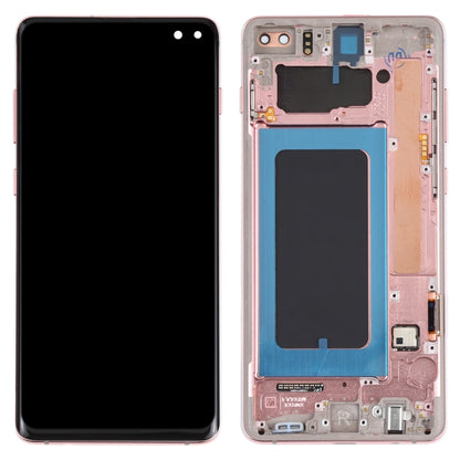 Original Super AMOLED LCD Screen for Samsung Galaxy S10+ Digitizer Full Assembly with Frame (Pink) - LCD Screen by PMC Jewellery | Online Shopping South Africa | PMC Jewellery