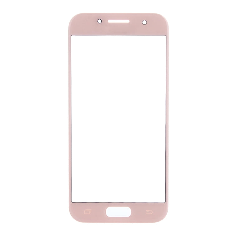 For Galaxy A3 (2017) / A320  Front Screen Outer Glass Lens (Pink) - Outer Glass Lens by PMC Jewellery | Online Shopping South Africa | PMC Jewellery