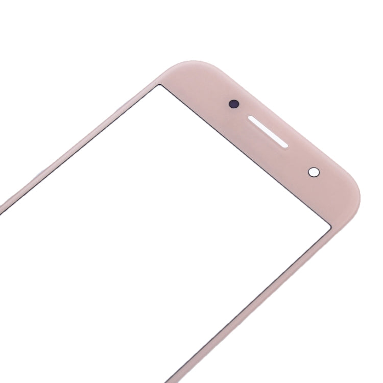 For Galaxy A3 (2017) / A320  Front Screen Outer Glass Lens (Pink) - Outer Glass Lens by PMC Jewellery | Online Shopping South Africa | PMC Jewellery