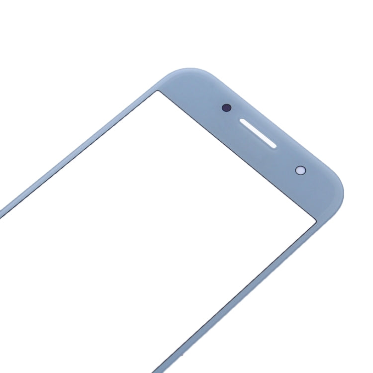 For Galaxy A3 (2017) / A320 Front Screen Outer Glass Lens (Blue) - Outer Glass Lens by PMC Jewellery | Online Shopping South Africa | PMC Jewellery