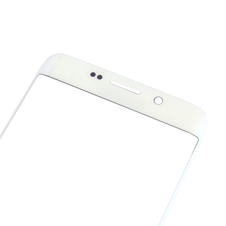 For Galaxy S6 Edge+ / G928 Front Screen Outer Glass Lens (White) - Outer Glass Lens by PMC Jewellery | Online Shopping South Africa | PMC Jewellery